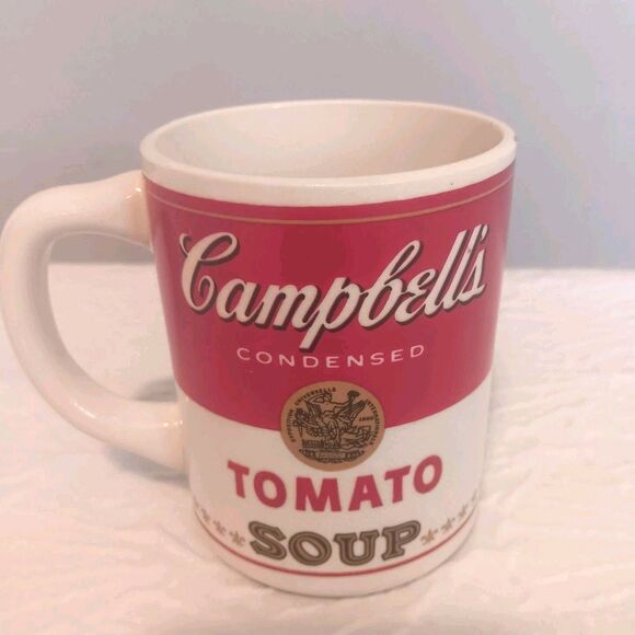 Rare Vintage Campbells Tomato Soup Mug Impressed Maple Leaf Mark/Made In Canada - Picture 5 of 10